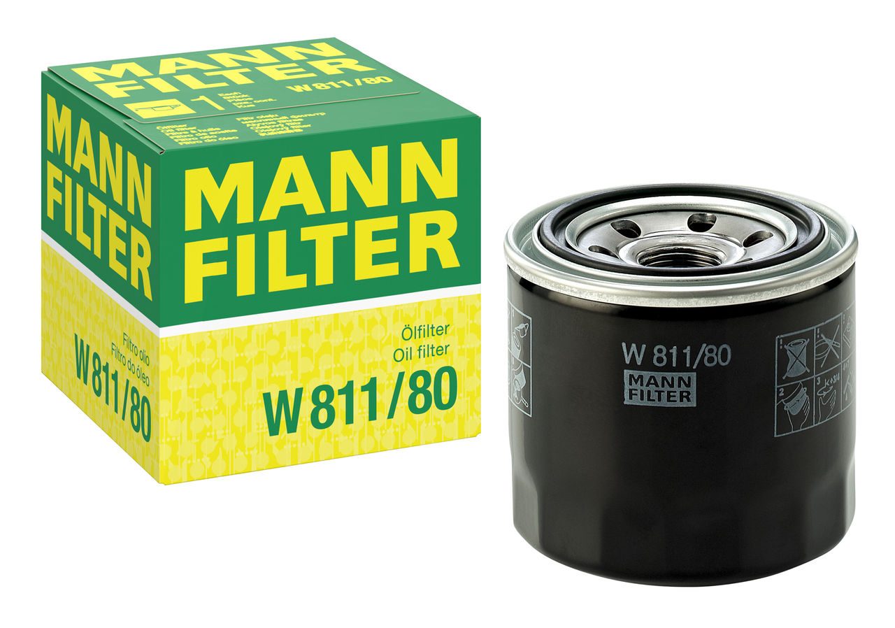 MANN-FILTER W811/80 filtr oleju - zdjęcie produktu