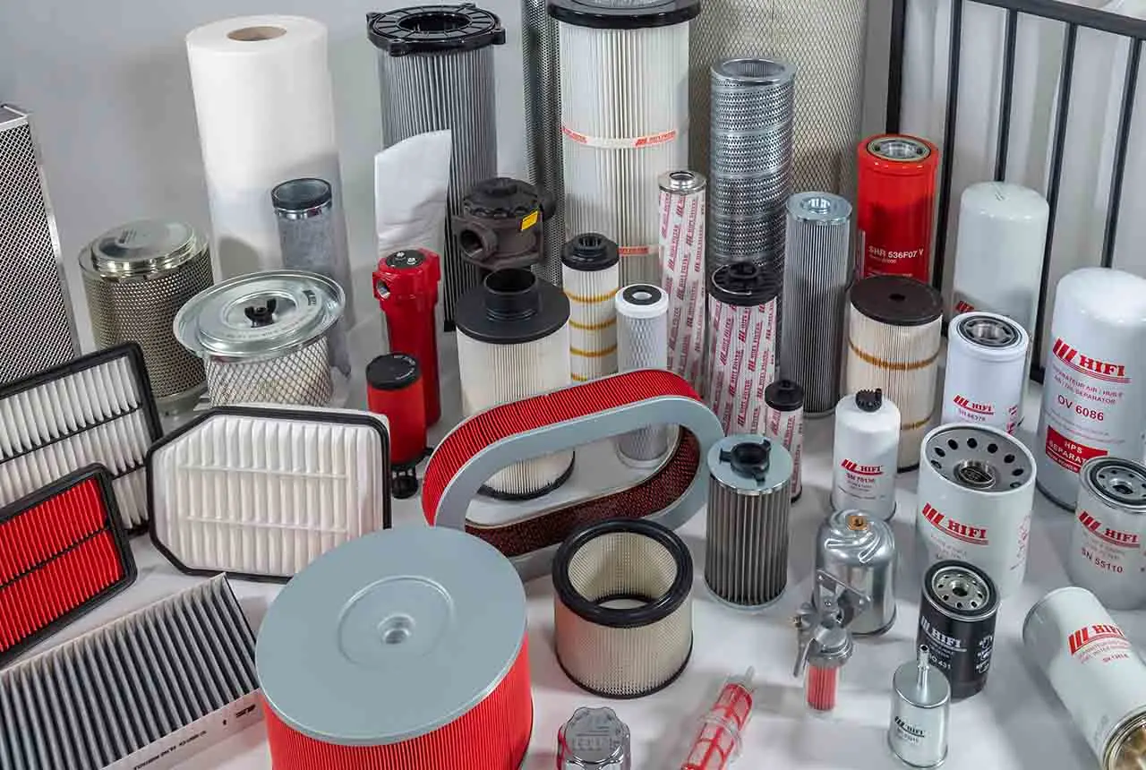 Zestaw filtrów HIFI FILTER – filtry oleju, paliwa, powietrza, hydrauliczne i kabinowe
