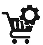 Ikona sklepu technicznego i motoryzacyjnego